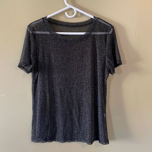Sheer Sparkle Shirt | Sz medium - Picture 1 of 4